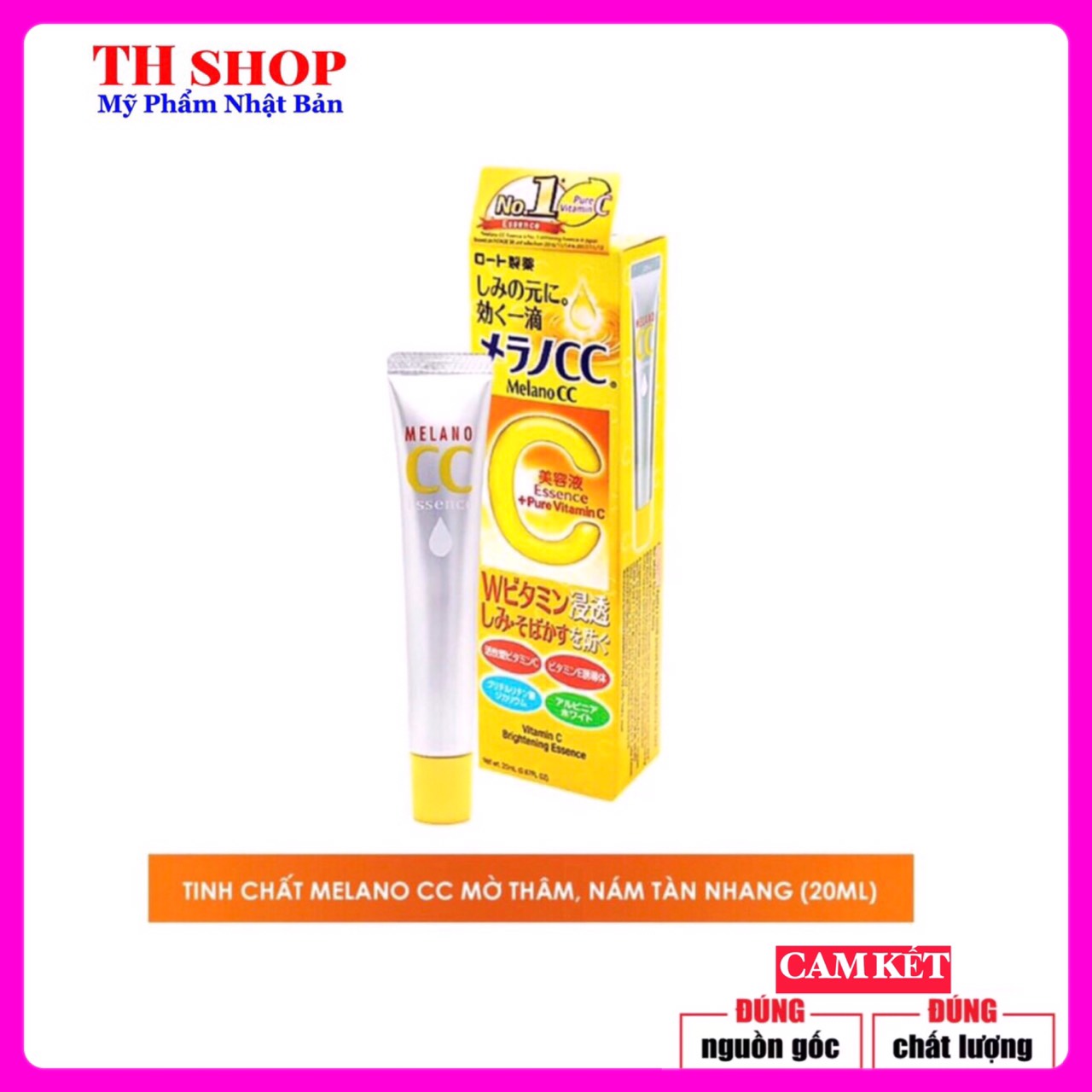 [HCM]Tinh Chất Serum CC Melano Nhật Bản Giảm Thâm Nám Tàn Nhang Serum Vitamin C Của Rohto 20ml