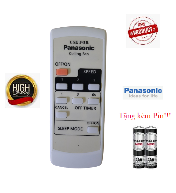 Điều khiển quạt trần 4 cánh Panasonic F56MPG/ F56MZG /F564- Hàng mới chất lượng cao