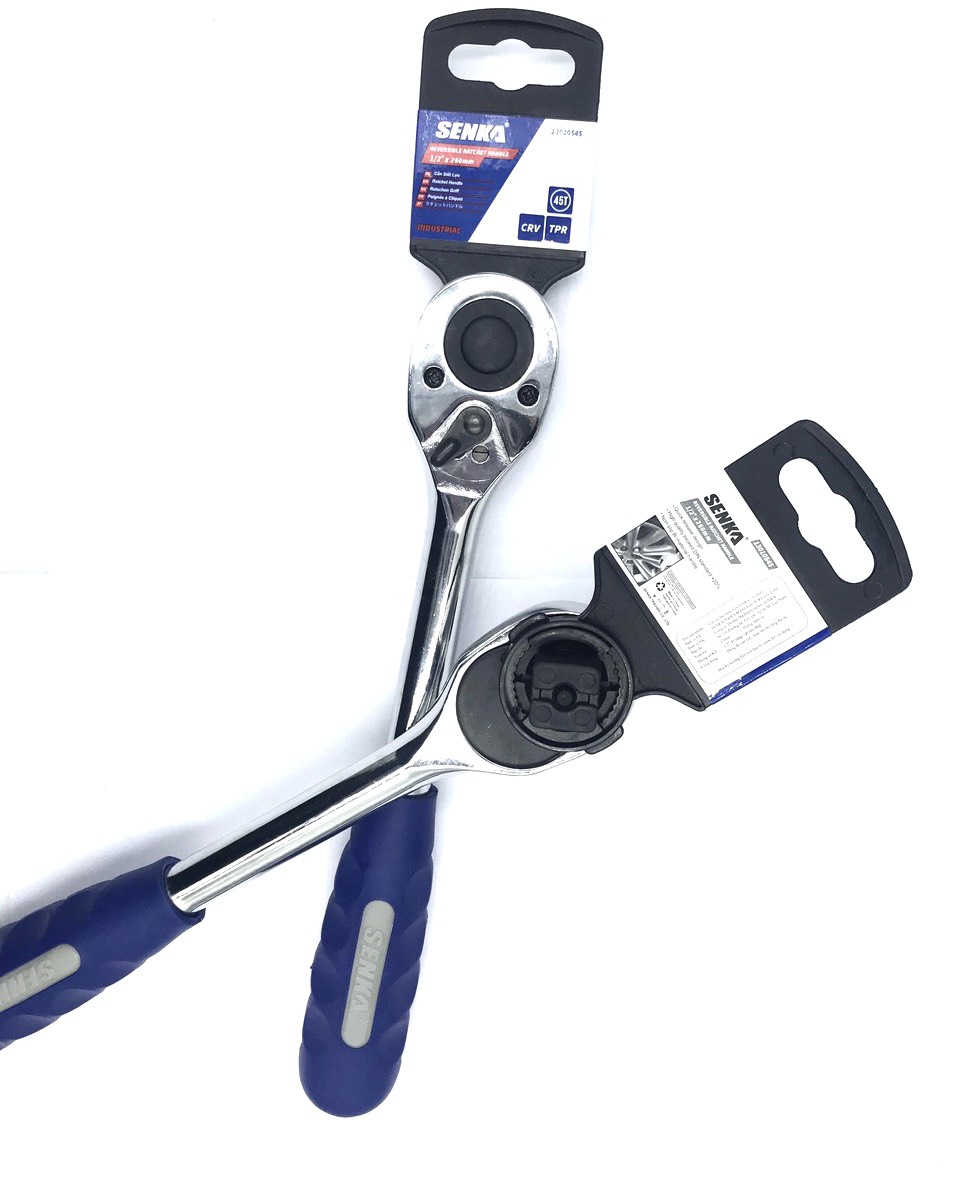 1 Cần siết lực tự động 45T 1/2 inche dài 260mm hiệu SENKA Cán Cao Su mềm Xanh Xám chất lượng công nghiệp