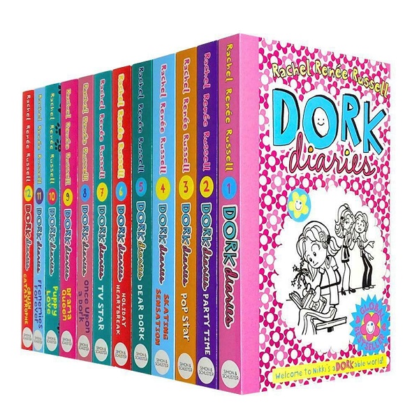 Sách - Dork Diaries By Rachel Renee Russell 12 Books Collection Set