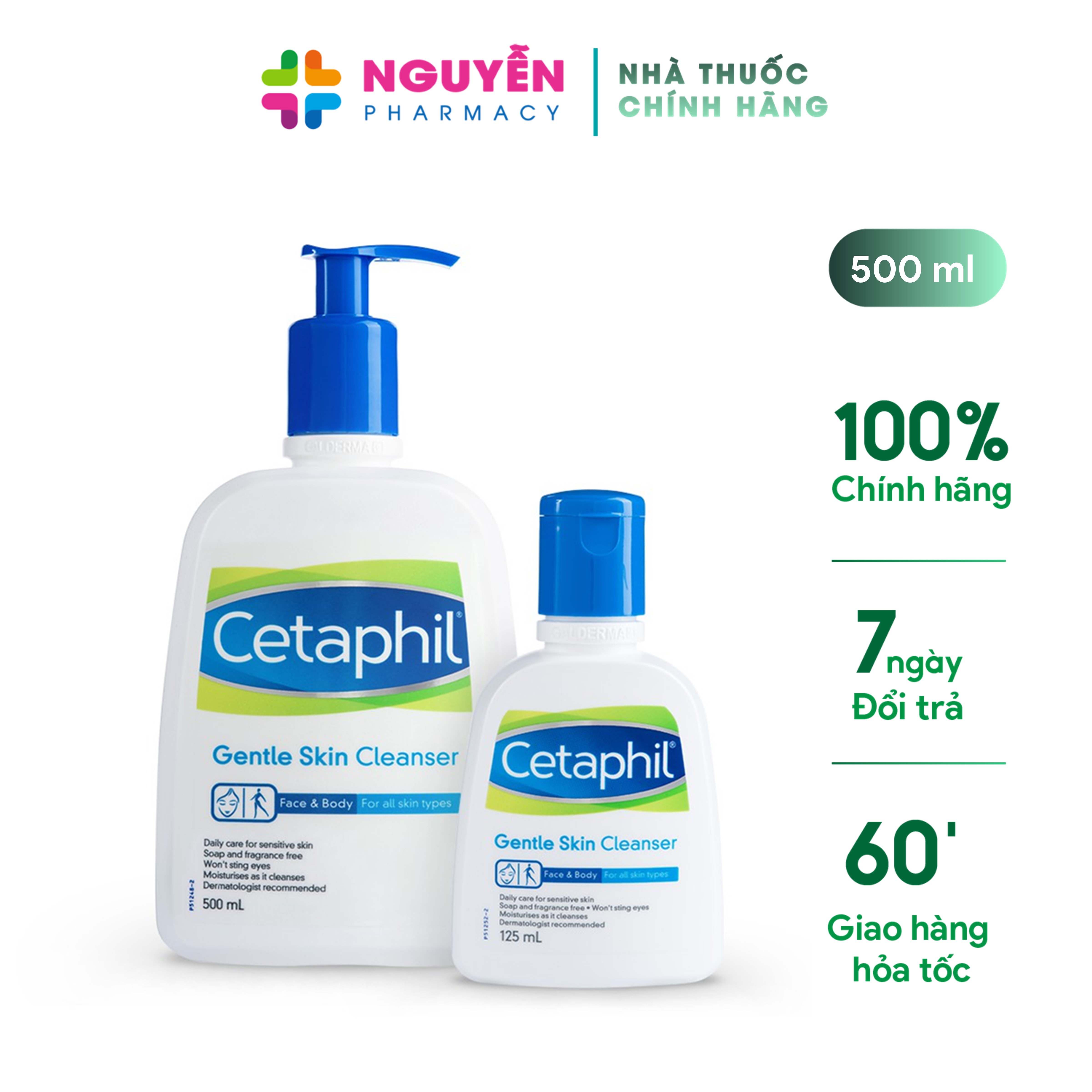 Sữa rửa mặt dịu nhẹ Cetaphil Gentle Skin Cleanser - Cho mọi loại da