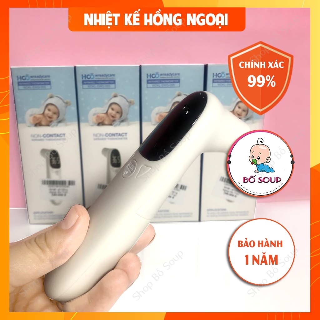 [Mã 1511FMCGSALE giảm 8  đơn 500K] Nhiệt kế điện tử hồng ngoại đo trán dùng để đo nhiệt độ cơ thể tặng kèm pin