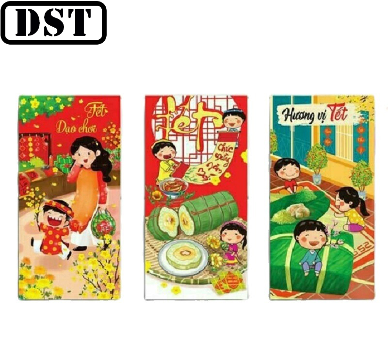 COMBO LÌ XÌ TẾT 2021 - set lì xì Tết mẫu mới 2021 - lì xì siêu rẻ Tết Tân Sửu