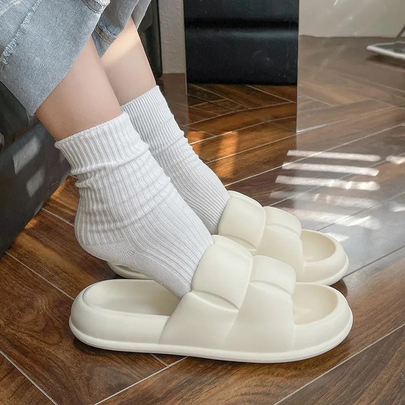 Dép quai ngang, dép bánh mỳ CHAO Nữ quai trơn siêu hot