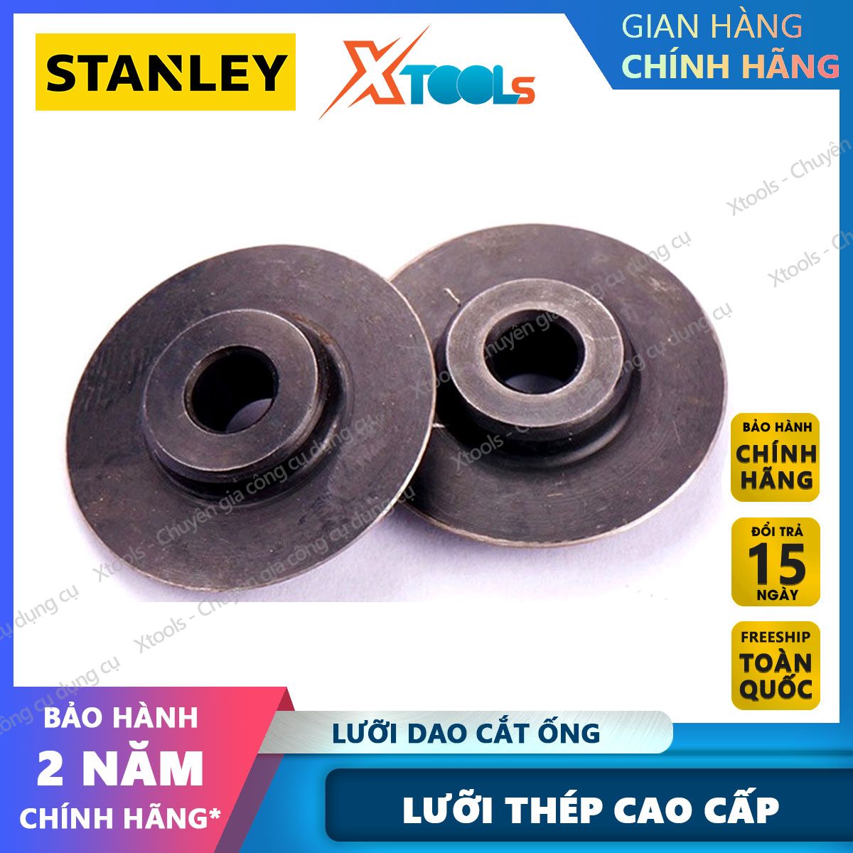Bộ 2 lưỡi dao cắt ống kim loại 3-31mm stanley 93-019-0-22 lưỡi làm thép cao cấp. lưỡi dao gia công tỉ mỉ nên rất cứng cáp và sắc bén