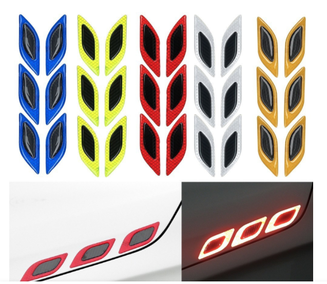 Tem Mũi Tên Phản Quang Trang Trí Bảo Vệ Xe Cảnh Báo Va Chạm