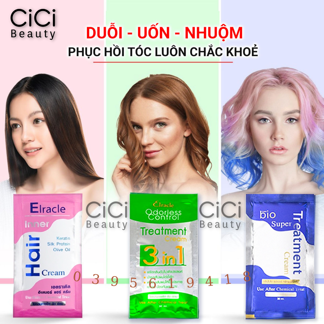 Ủ Tóc Bio Super Treatment Cream Thái Lan 30ml - Ủ tóc giúp phục hồi tóc và giúp tóc trở nên siêu mượt, siêu thơm
