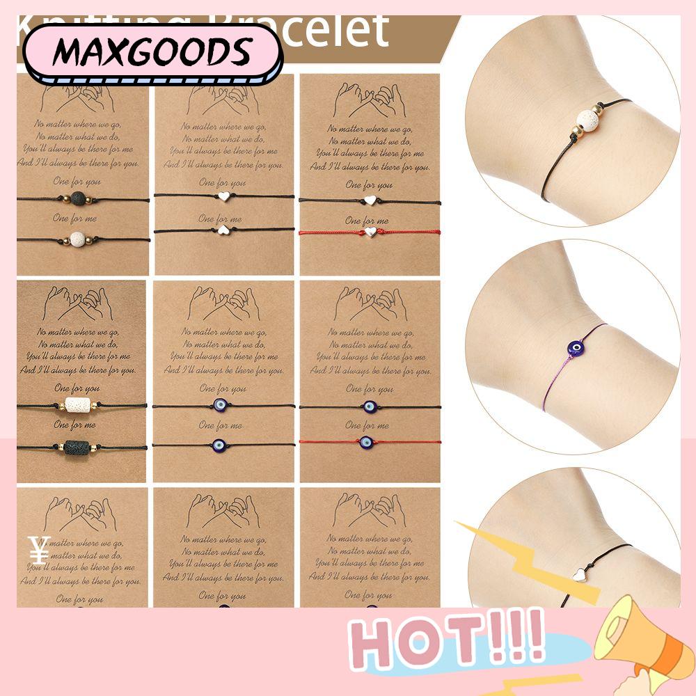 2 Chiếc/Bộ Vòng Tay Đan Hình Quả Hồng, Vòng Tay Có Thể Điều Chỉnh Vòng Chân Cặp Đôi Bạn Thân Nhất Trang Trí Tay Thời Trang