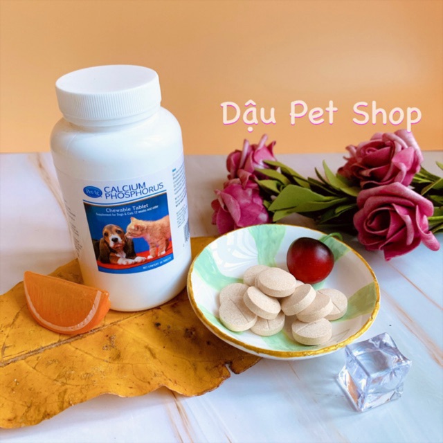 [HCM]Viên calcium photphorus bổ sung canxi cho thú cưng (viên lẻ) - 1 viên cam kết hàng đúng mô tả chất lượng đảm bảo an toàn đến sức khỏe cho thú nuôi