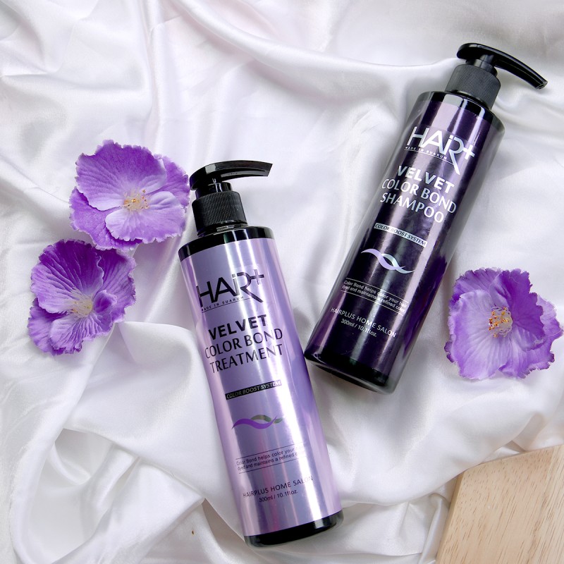 Hair Plus Velvet Color Bond Shampoo & Treatment 300ml