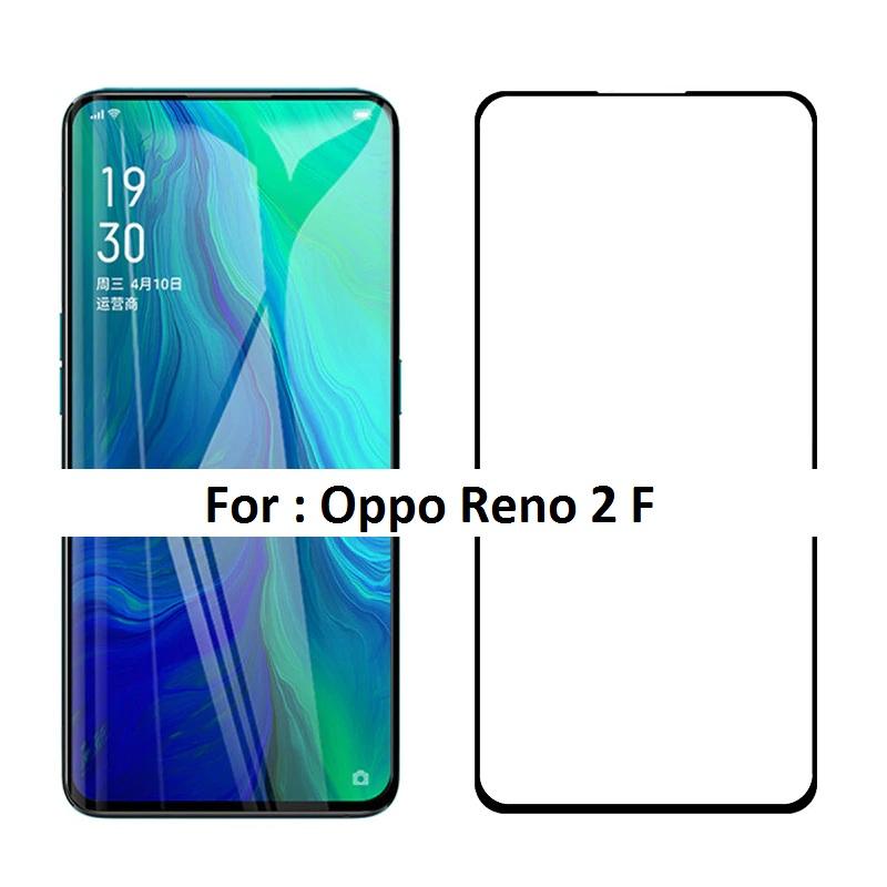 [FULL-ĐEN] Miếng kính cường lực Full viền màn hình điện thoại Oppo Reno 2 F