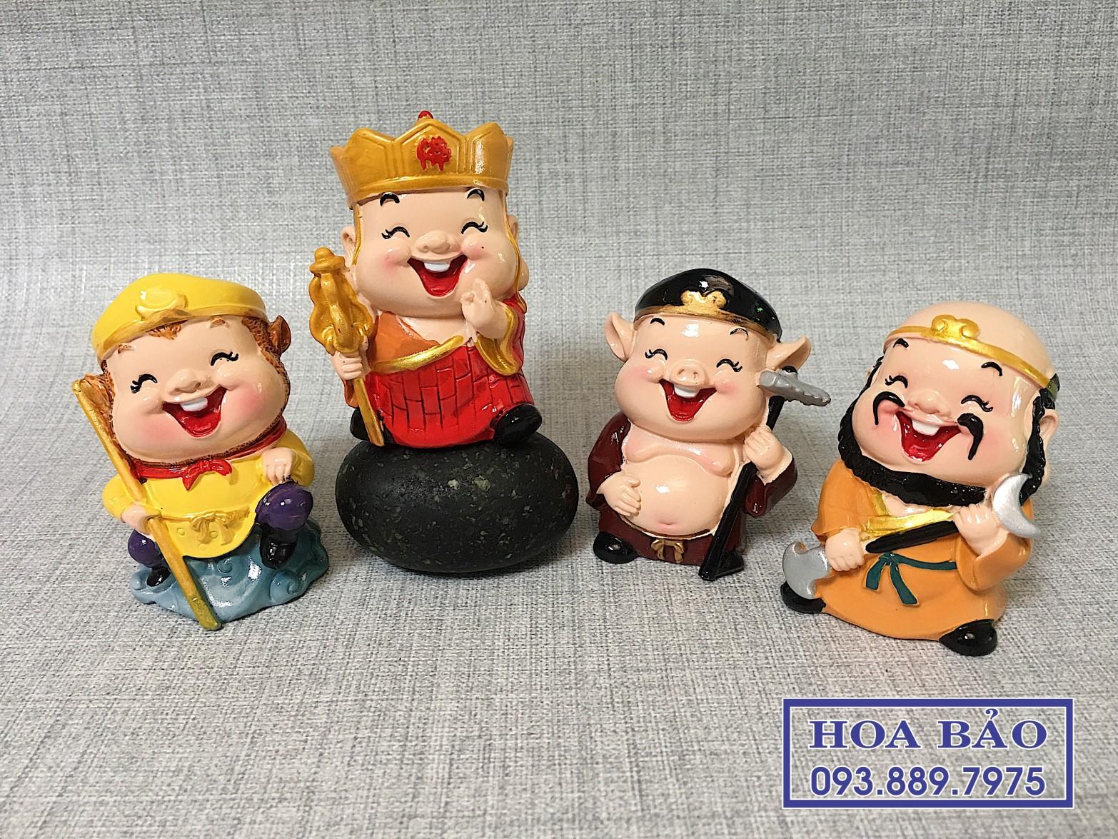Bộ tượng tây du ký ngộ nghĩnh- tượng 4 thầy trò đường tăng