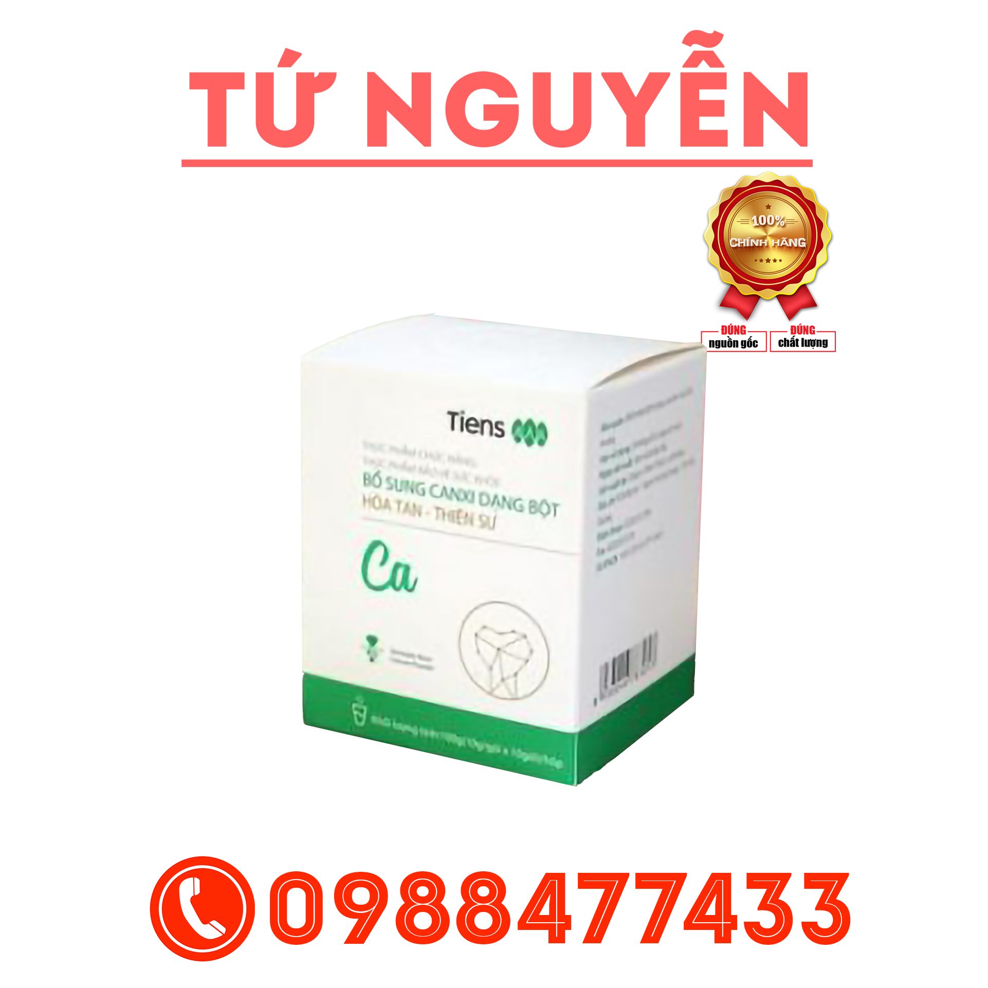 Canxi dạng bột hoà tan Tiens - Thiên Sư - Bổ sung canxi dạng bột hòa tan.