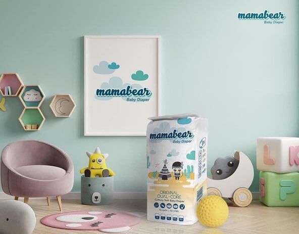 [HCM]Bỉm Tả quần Mamabear chống hăm cho bé sơ sinh mềm mại mỏng nhẹthấm hút nhanh vượt trội 50 chiếc size M/L/Xl/XXL/XXXL
