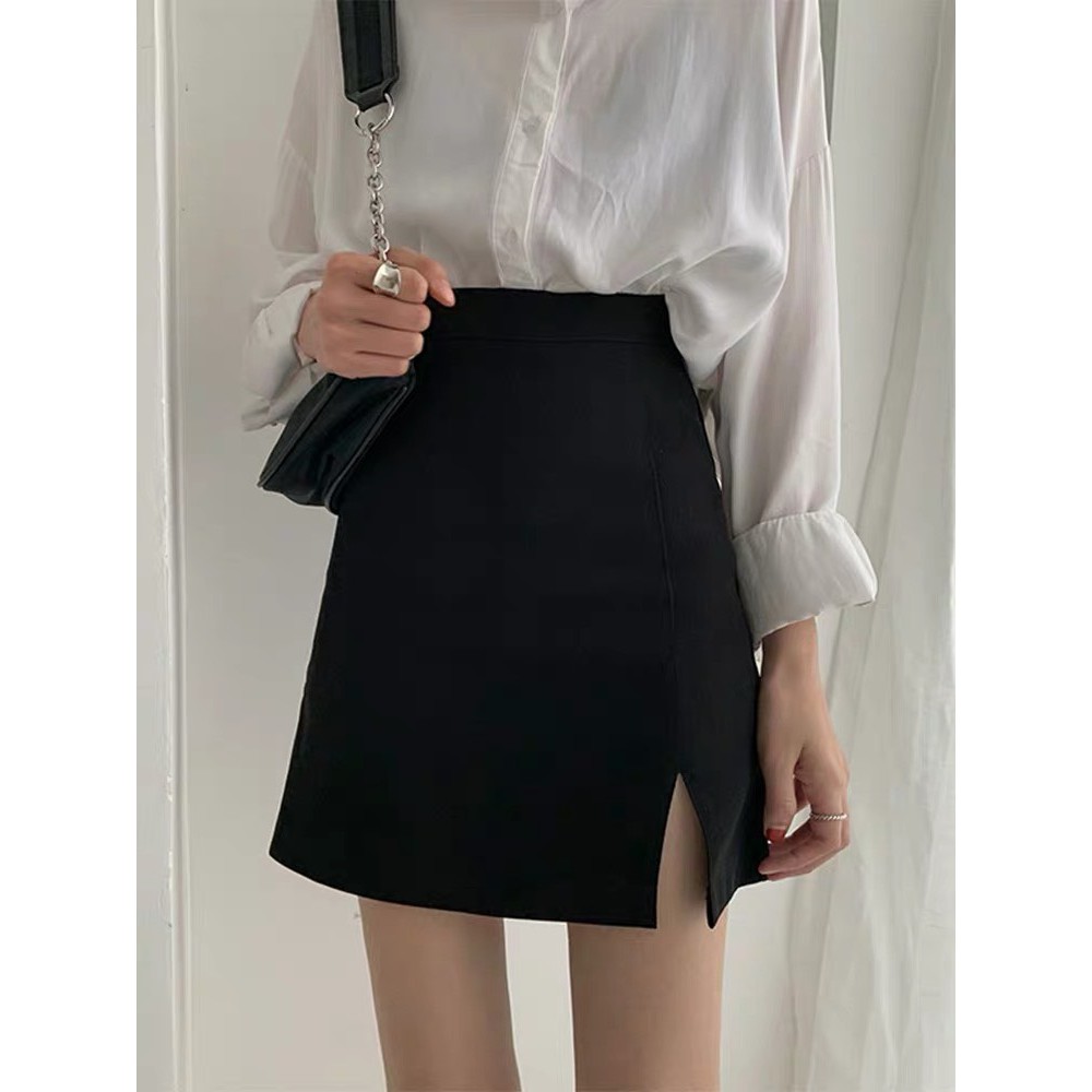 Chân váy ngắn chữ A màu đen  DKMV Skirt Loli  Black DKMV  Local Brand  Việt Nam