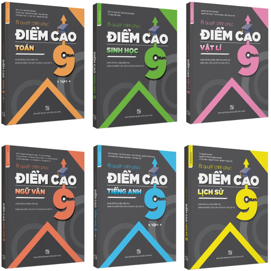 Sách - FULL Bộ Bí Quyết Chinh Phục Điểm Cao 9 - Tùy Chọn