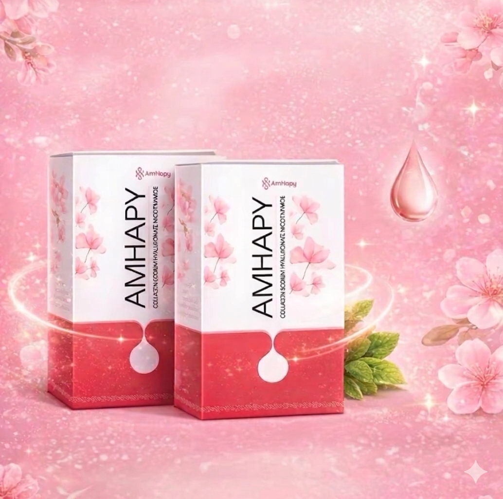 Gạo Men Đỏ AmHapy Hộp 30 Gói - Thực Phẩm Bổ Sung