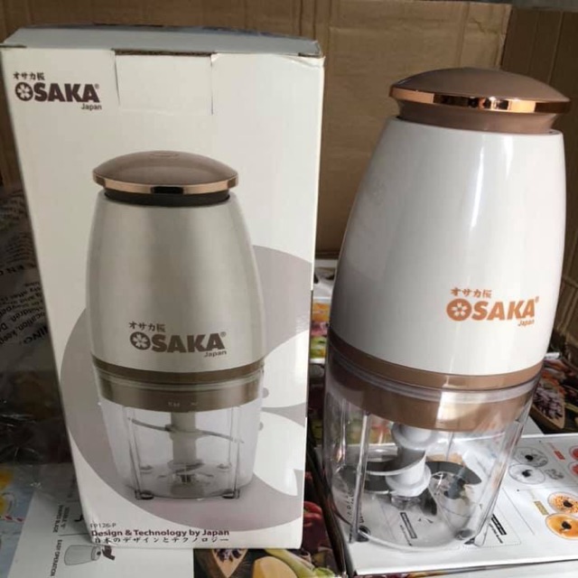 Máy Xay Osaka Đa Năng Nhật Bản 2019 - Máy Xay Osaka Nắp Dẹp Mẫu Mới - Máy Xay Nồi Đồng Cối Đá ,2 tầng lưỡi xay sinh tố,xay thịt, xay đá,xay rau củ quả.đa năng,tiện dụng. Bảo Hành 6 Tháng