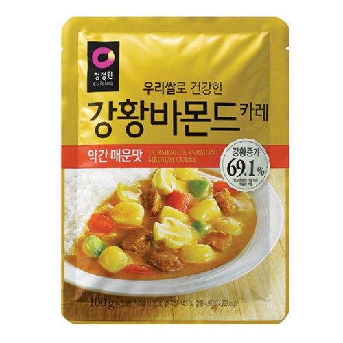 Bột cà ri turmeric & vermont không cay hàn quốc 100g