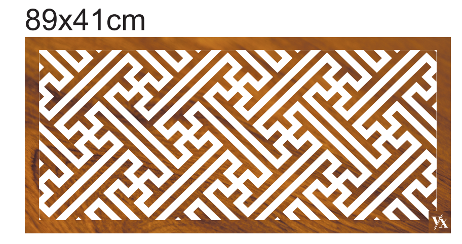 Tấm dán chắn ám khói chữ Vạn kích thước 41x89cm