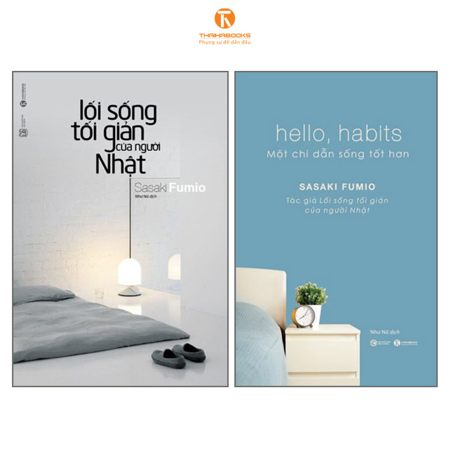 Sách - Combo Lối sống tối giản của người Nhật và Hello, habits - Một chỉ dẫn sống tốt hơn