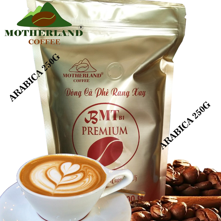 [HCM]Cà phê arabica Cầu Đất Đà Lạt rang mộc gói 250g