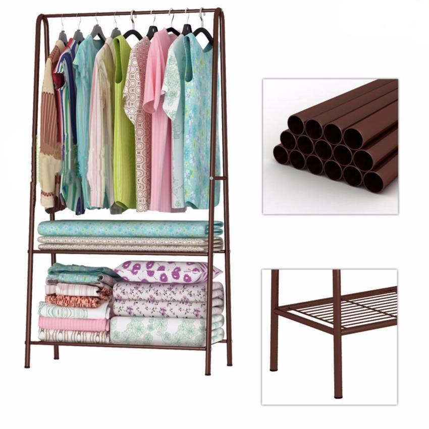 Kệ chữ A treo quần áo, để đồ khung sắt chắc chắn siêu tiện lợi đa năng