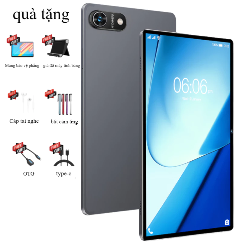 Máy tính bảng P70 Cuộc gọi mạnh mẽ 3G/4G/5G Dual SIM Máy tính bảng Công suất lớn 16GB+1024B 12.0 inch 15000mAh Dung lượng cực lớn Học trò chơi Văn phòng và nhiều hơn nữa Máy tính bảng giá rẻ cho sinh viên - 4
