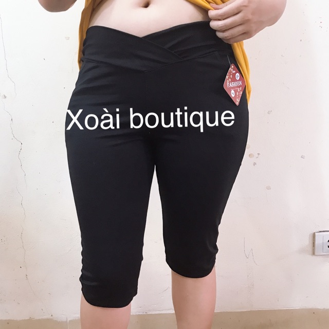 Quần ngố bầu loại đẹp chất cotton co dãn thoải mái