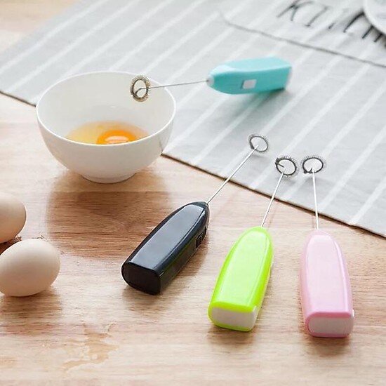 Cây Đánh Trứng Cầm Tay, Cây Khuấy Cà Phê, Dụng Cụ Đánh Trứng Tạo Bọt Nhanh Chóng,  Nhỏ Gọn Tiện Dụng.