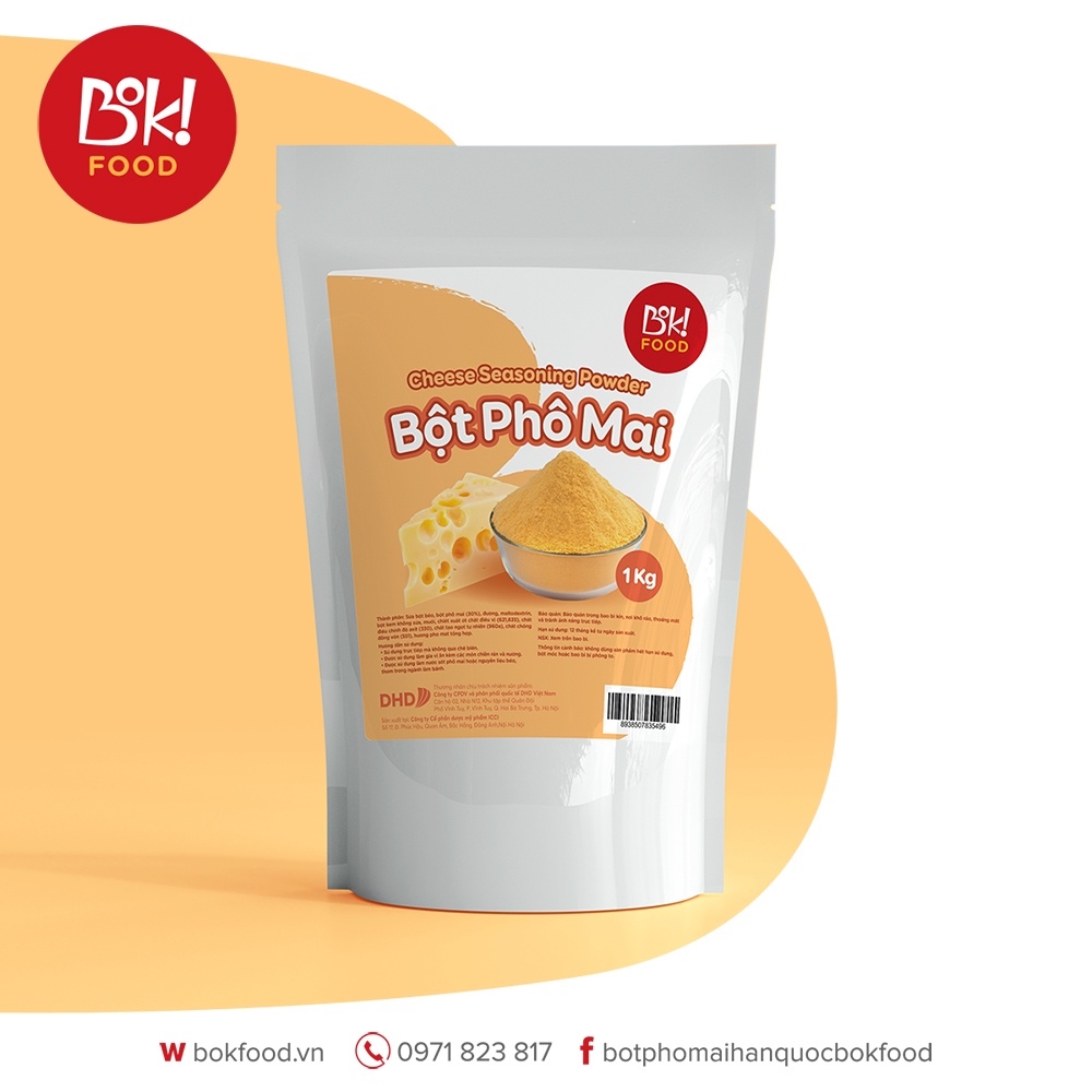 Bột phô mai Hàn Quốc Bok Food 1kg [ RẺ VÔ ĐỊCH ]