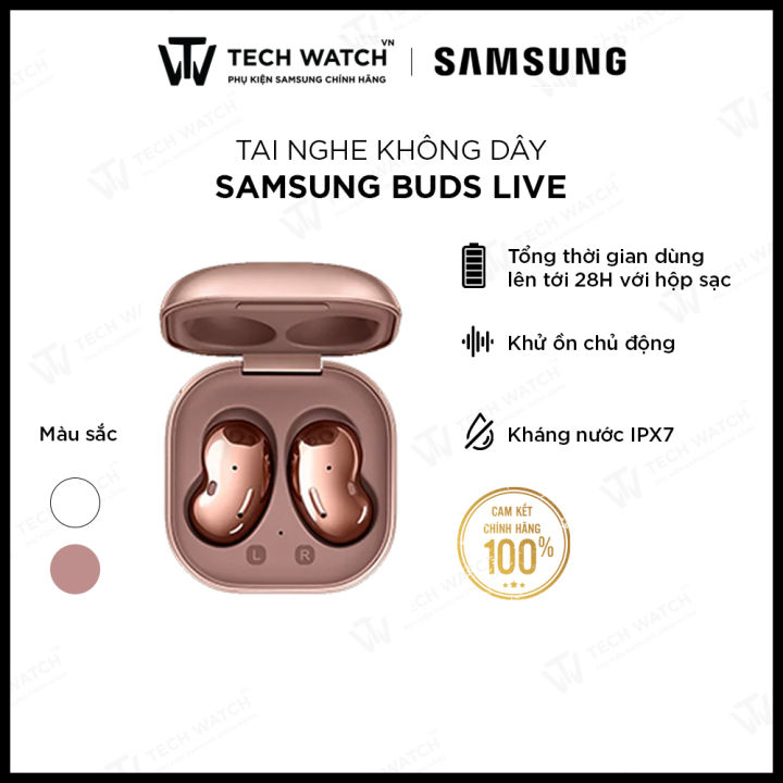 Tai nghe Bluetooth Samsung Galaxy Buds Live - Chính hãng - TechWatchVN