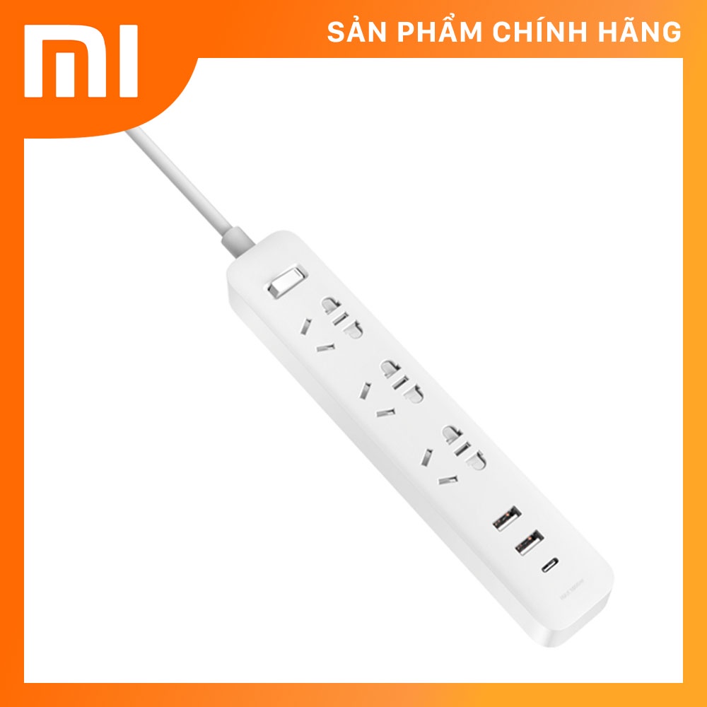 Ổ cắm điện kèm sạc nhanh Xiaomi 20W 2 USB-A / 1 USB-C
