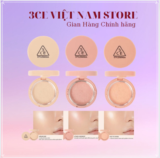 Phấn Bắt Sáng 3CE Glow Beam Highlighter