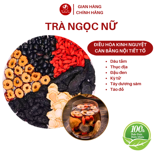Trà Ngọc Nữ Tâm Việt Trà, Hỗ Trợ Điều Hòa Kinh Nguyệt Dưỡng Buồng Trứng