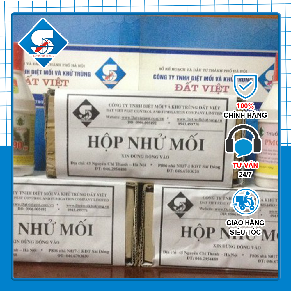 Bộ sản phẩm diệt mối tận gốc đơn giản 3 hộp nhử và 2 lọ PMC