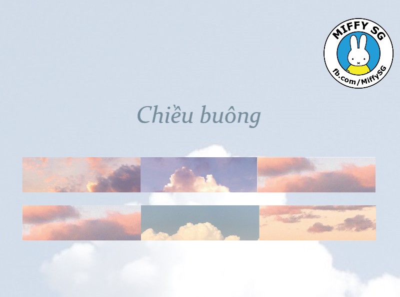 Băng dán washi tape MÂY TẦNG THƯỢNG