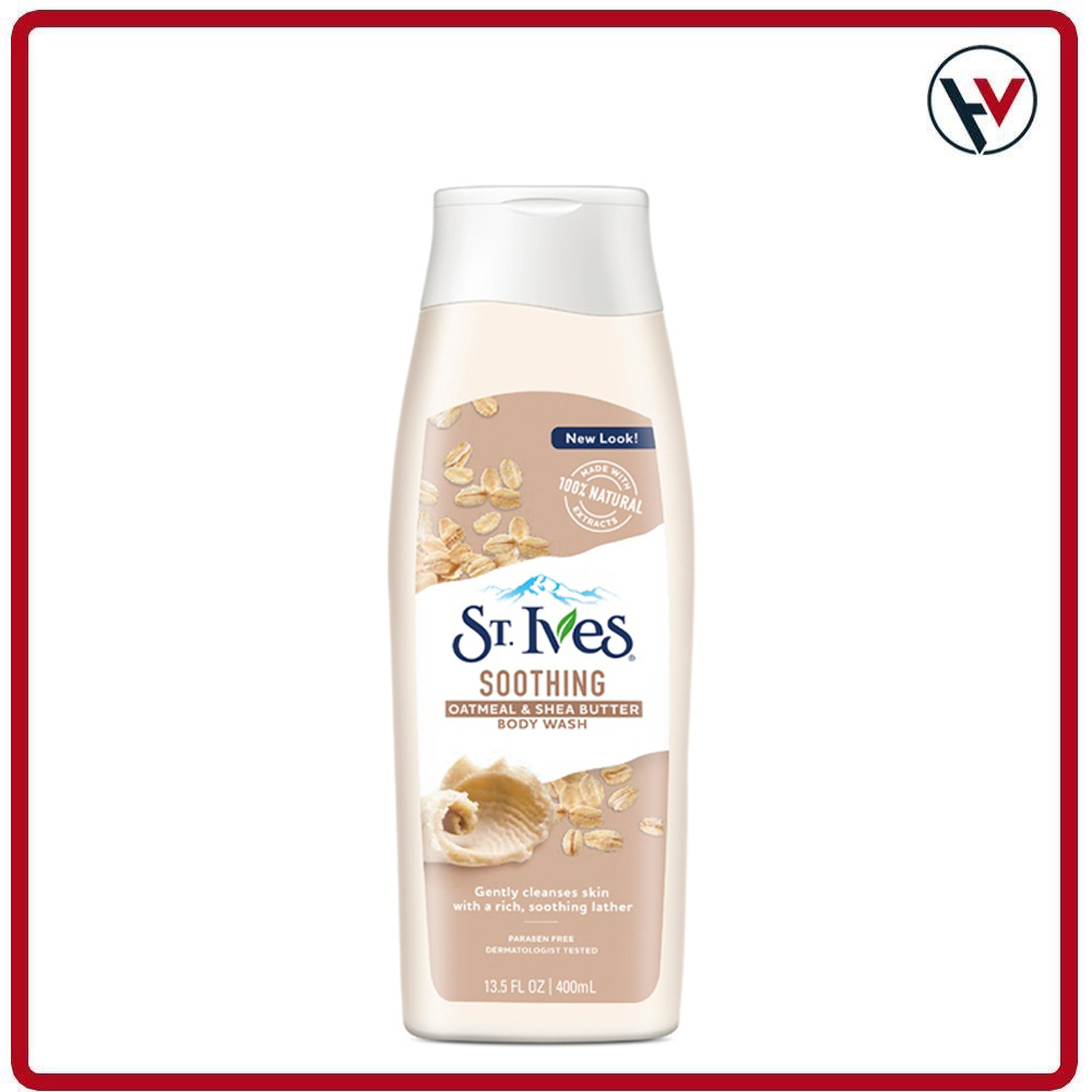 Sữa tắm dưỡng da st.ives yến mạch và bơ 400ml