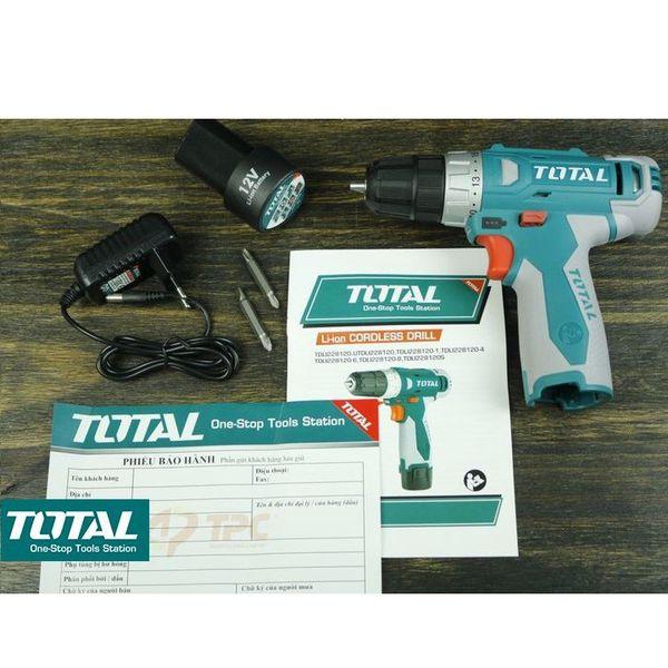 12V Máy khoan vặn vít dùng pin Li-ion TOTAL TDLI228120