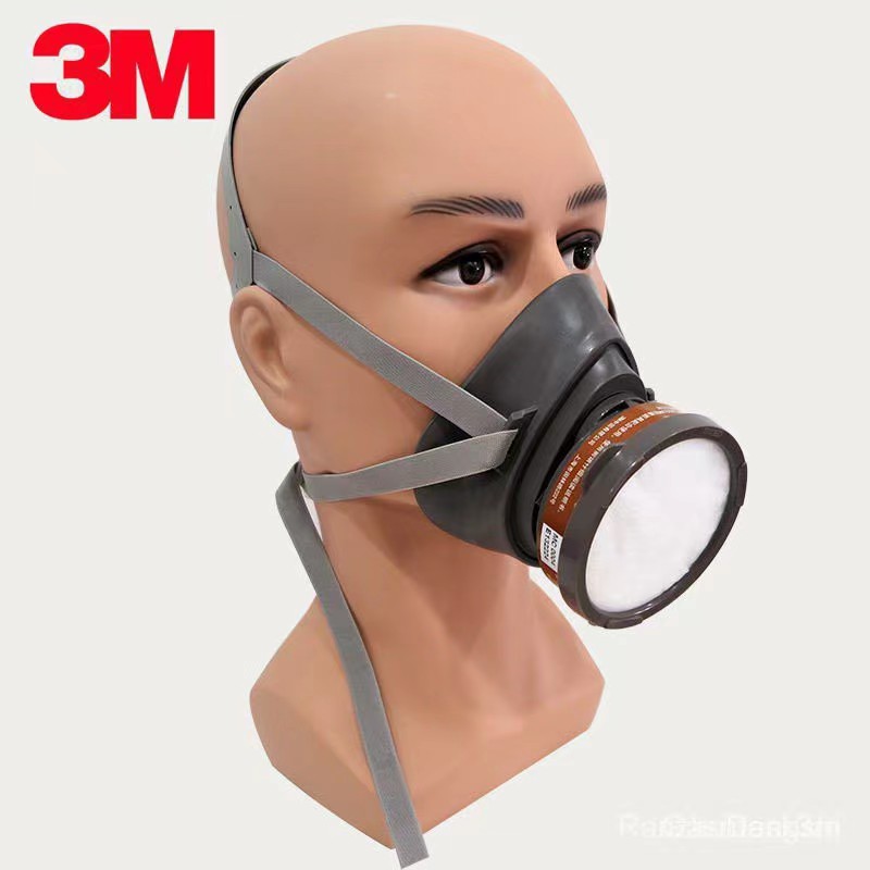 Bộ mặt nạ phòng độc 3m 3200-3301k-7711-385 - mặt nạ chống độc, bụi - dùng phun sơn, phun xịt hóa chất
