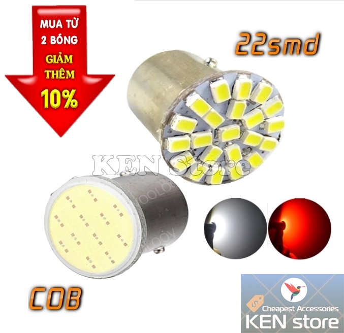 Bóng led 1157 đèn hậu dành cho ô tô xe máy