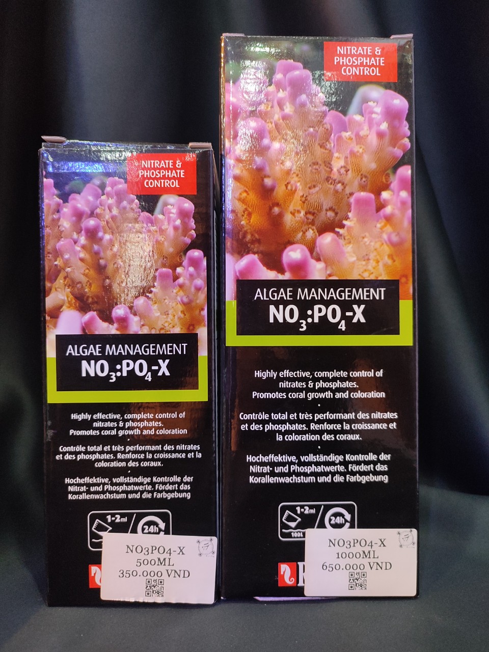 Dung dịch kiểm soát rêu tảo hồ cá biển NO3:PO4-X RedSea kiểm soát nồng độ Nitrate , Photphat