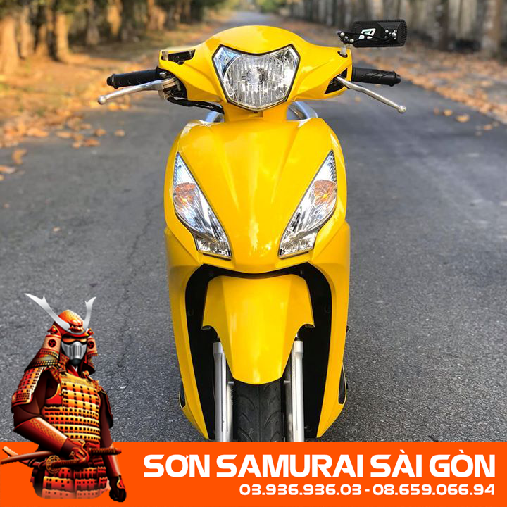[HCM]Sơn SAMURAI 36/108 MÀU VÀNG CRÔM chính hãng - Sơn phun xe máy KUROBUSHI/ SAMURAI SÀI GÒN