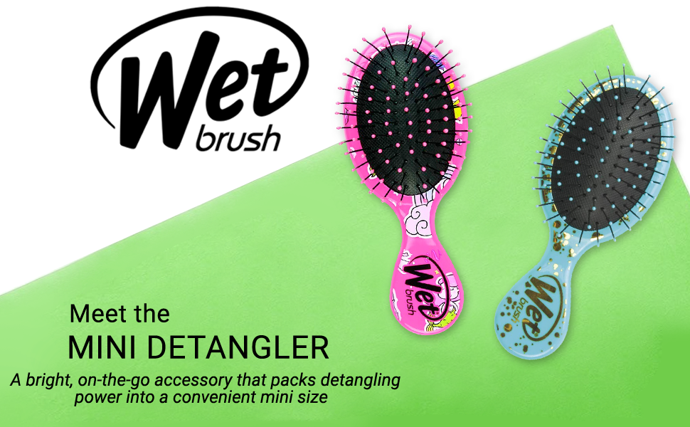 Lược chải tóc Wet Brush Mini Detangler siêu xinh nhiều mẫu