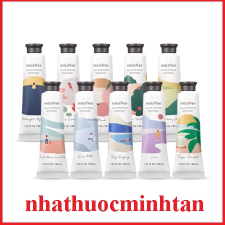 Kem Dưỡng Da Tay Innisfree Jeju Life Perfumed Hand Cream 30ml