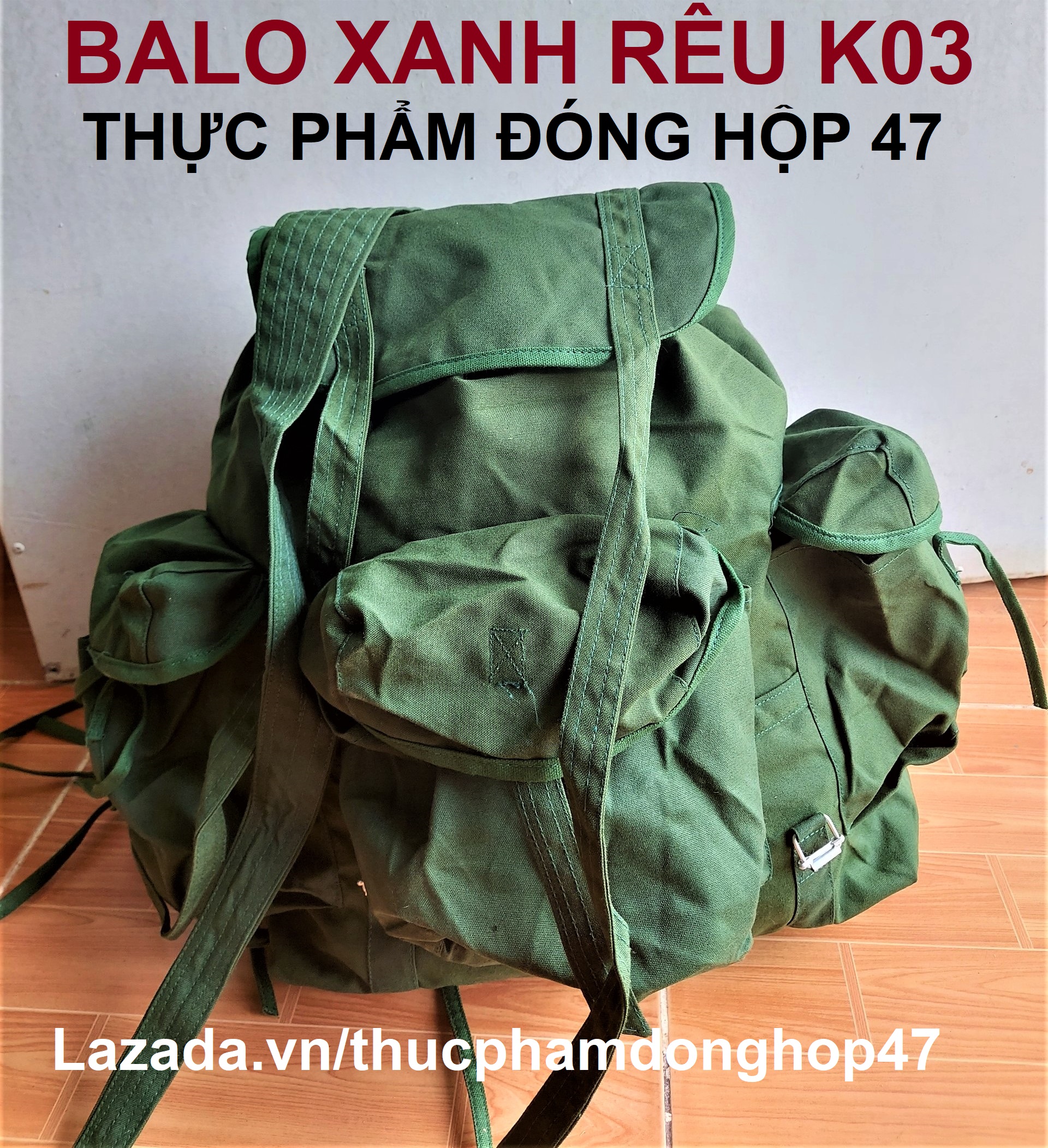 Balo xanh rêu - chuyên phượt du lịch - đi rừng
