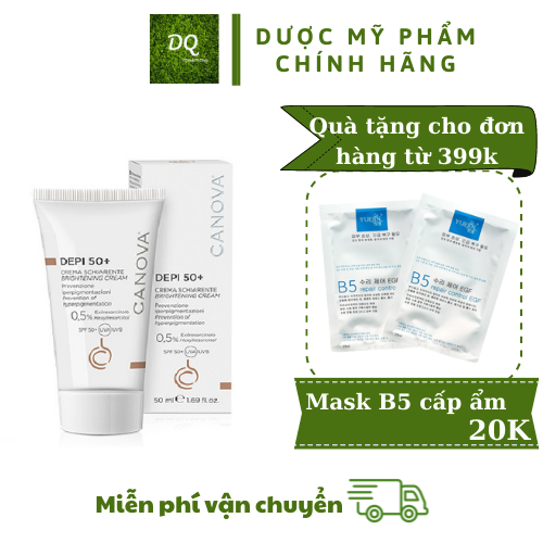 Canova depi 50+ - brightening cream / kem làm mờ nám, sáng da ban ngày - dq cosmetics