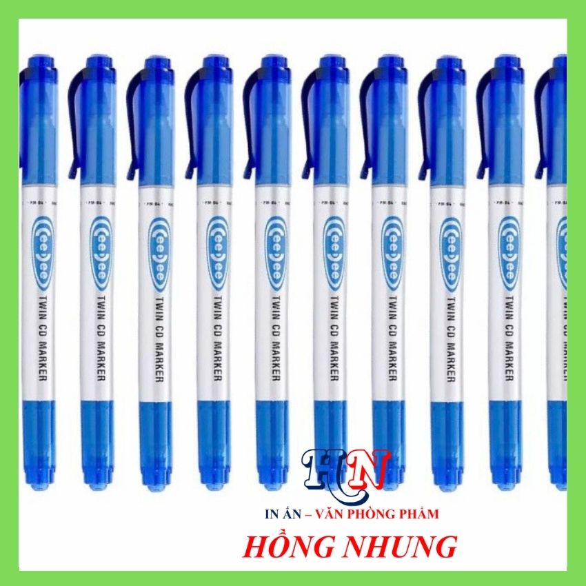 [Hàng Mới Về]Combo 10 Cây Bút Lông Dầu Thiên Long Loại PM-04, Kiểu Dáng Cải Tiến ấn Tượng, Dễ Cầm Nắm, Không Bị Mỏi Tay