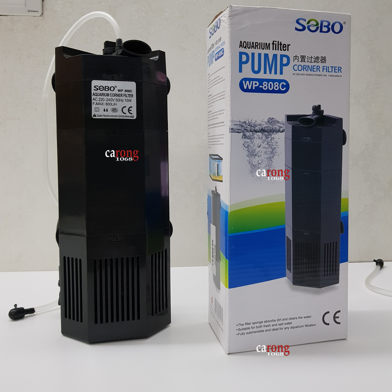 Bộ lọc trong hồ cá được thiết kế hoàn hảo mà bạn có thể sử dụng trong bể cá của mình bằng cách đặt chúng vào các góc hồ. Điều này làm tăng hiệu suất tuần hoàn nước trong hồ mà không làm ảnh hưởng đến mỹ quang trong hồ cá