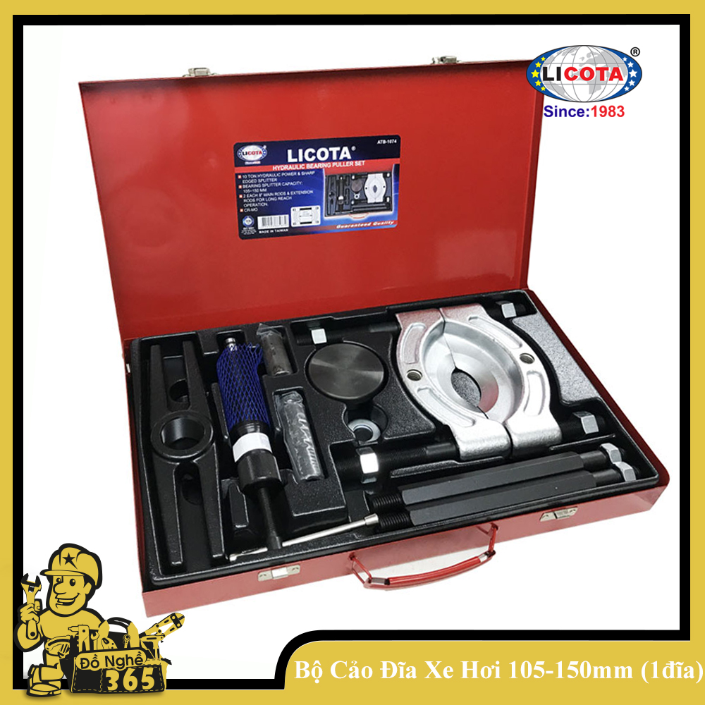 Bộ cảo dĩa 1 dĩa Licota , bộ cảo đĩa cao cấp cảo tối đa được 10 Tấn